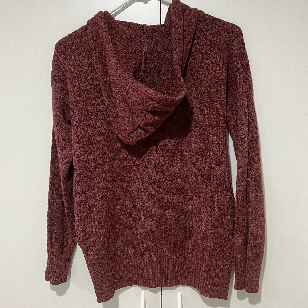 Pink Rose Hooded Sweater - Picture 3 of 4